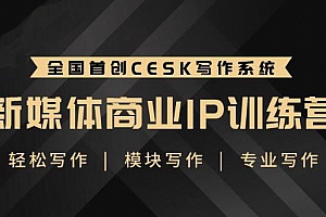 升职计・新媒体商业IP训练营：轻松写作模块 零基础写作小白 系统学习写作