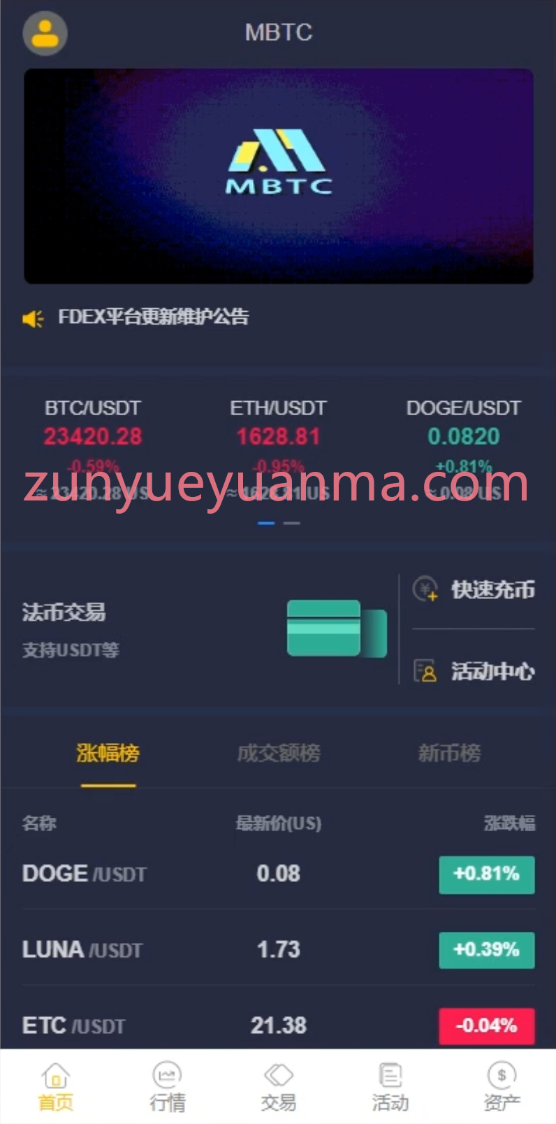 【商业收费源码】Java秒合约交易所源码